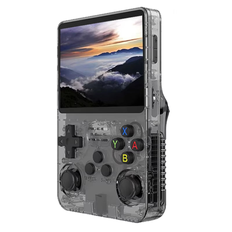 ARKOS Retro Handheld Video Game Console Linux System 3.5 Inch IPS Screen R35S plus Portable Pocket Video Player 64GB 128GB