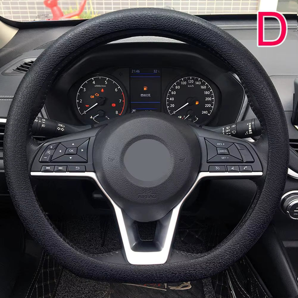 Universal Car Steering Wheel Cover Silicone Glove Cover Texture Soft Multi Color Auto Decoration DIY Covers Accessories