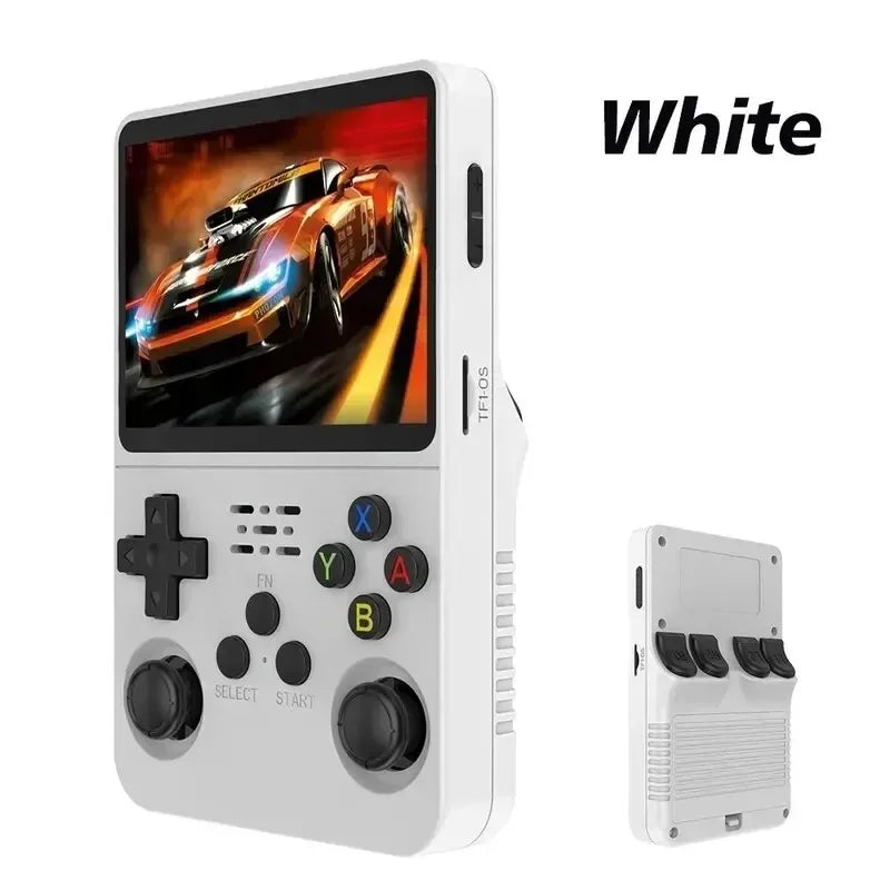 ARKOS Retro Handheld Video Game Console Linux System 3.5 Inch IPS Screen R35S plus Portable Pocket Video Player 64GB 128GB