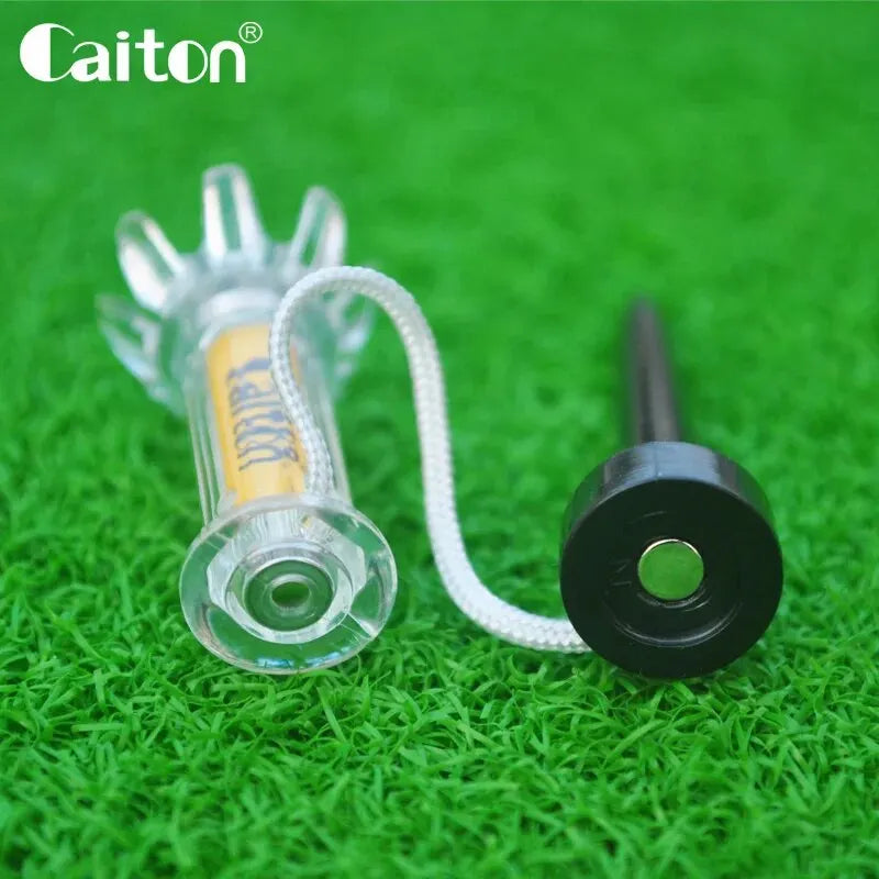 Improve Your Golf Game with the 5Pcs Magnetic Plastic Golf Tee Set - 360Degree Bounce